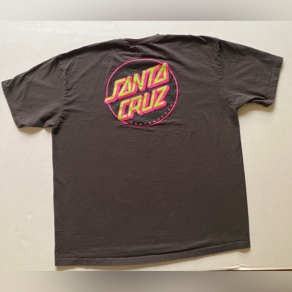 Santa Cruz Dark Grey/Pink XXL Skate Shirt - Picture 7 of 7